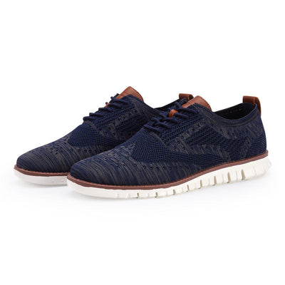 Jonas | Sapatos de renda masculina com parte superior respirável: leve, flexível e elegante