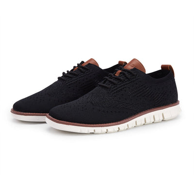 Jonas | Sapatos de renda masculina com parte superior respirável: leve, flexível e elegante