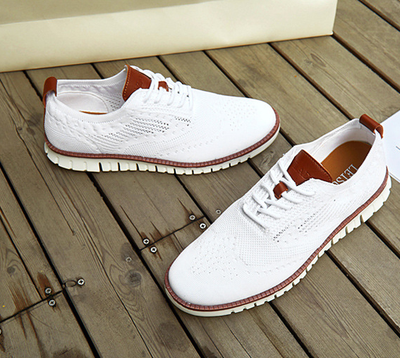 Jonas | Sapatos de renda masculina com parte superior respirável: leve, flexível e elegante