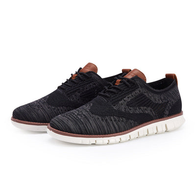 Jonas | Sapatos de renda masculina com parte superior respirável: leve, flexível e elegante