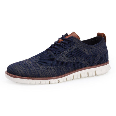 Jonas | Sapatos de renda masculina com parte superior respirável: leve, flexível e elegante