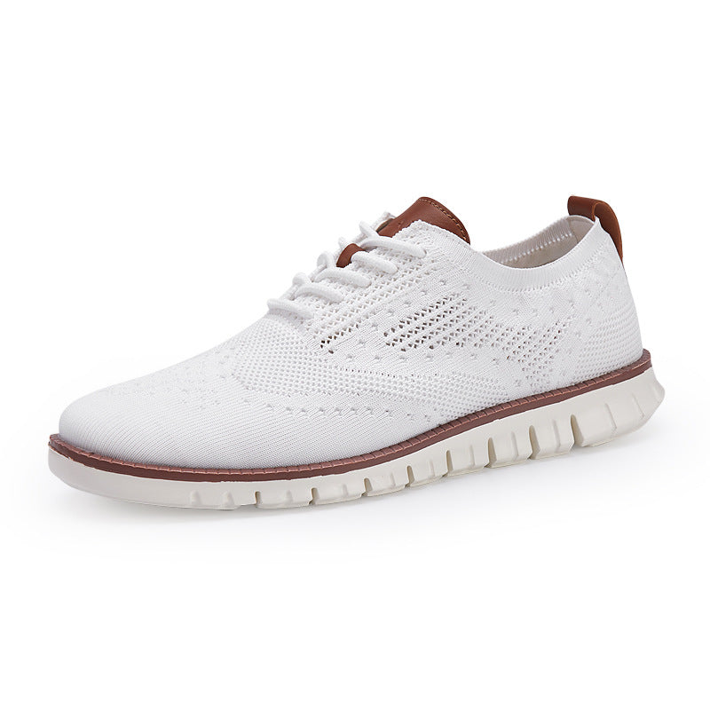 Jonas | Sapatos de renda masculina com parte superior respirável: leve, flexível e elegante