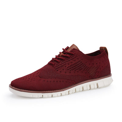 Jonas | Sapatos de renda masculina com parte superior respirável: leve, flexível e elegante
