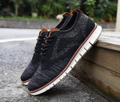 Jonas | Sapatos de renda masculina com parte superior respirável: leve, flexível e elegante