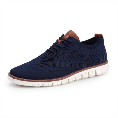 Jonas | Sapatos de renda masculina com parte superior respirável: leve, flexível e elegante