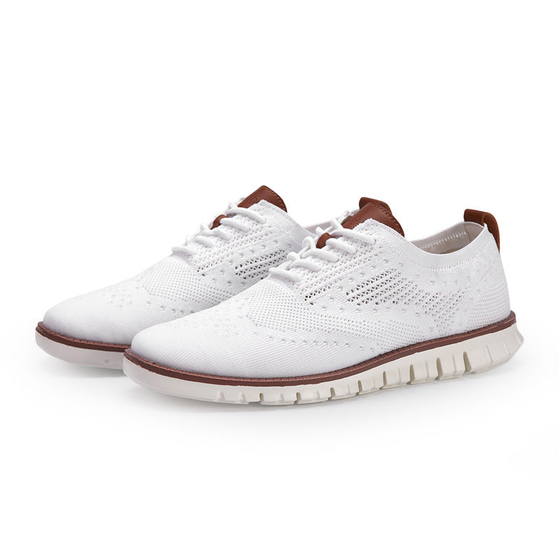 Jonas | Sapatos de renda masculina com parte superior respirável: leve, flexível e elegante