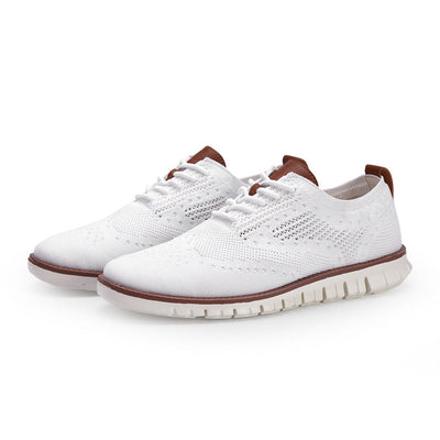 Jonas | Sapatos de renda masculina com parte superior respirável: leve, flexível e elegante