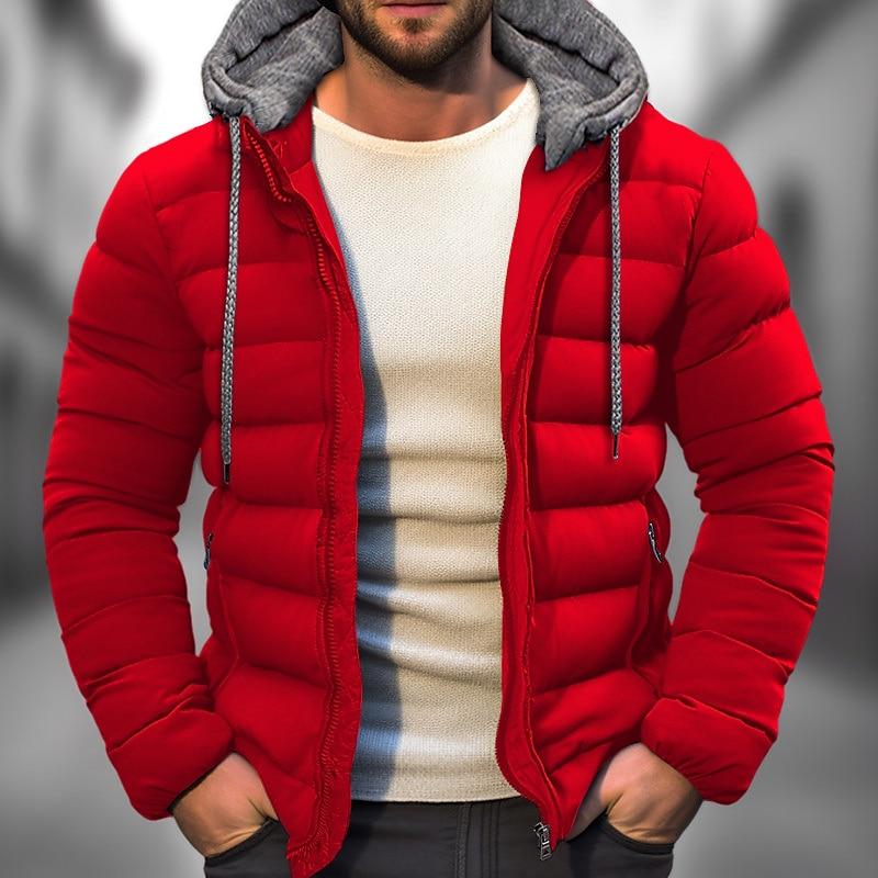 Jaqueta com capuz masculino
