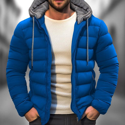 Jaqueta com capuz masculino