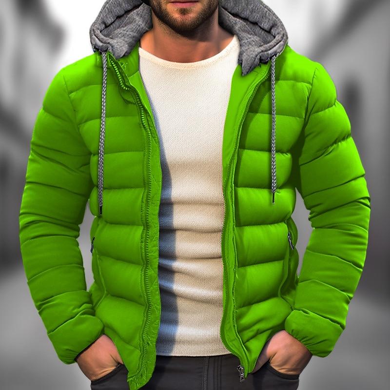 Jaqueta com capuz masculino