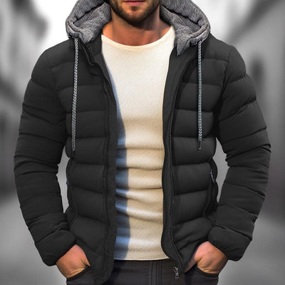 Jaqueta com capuz masculino