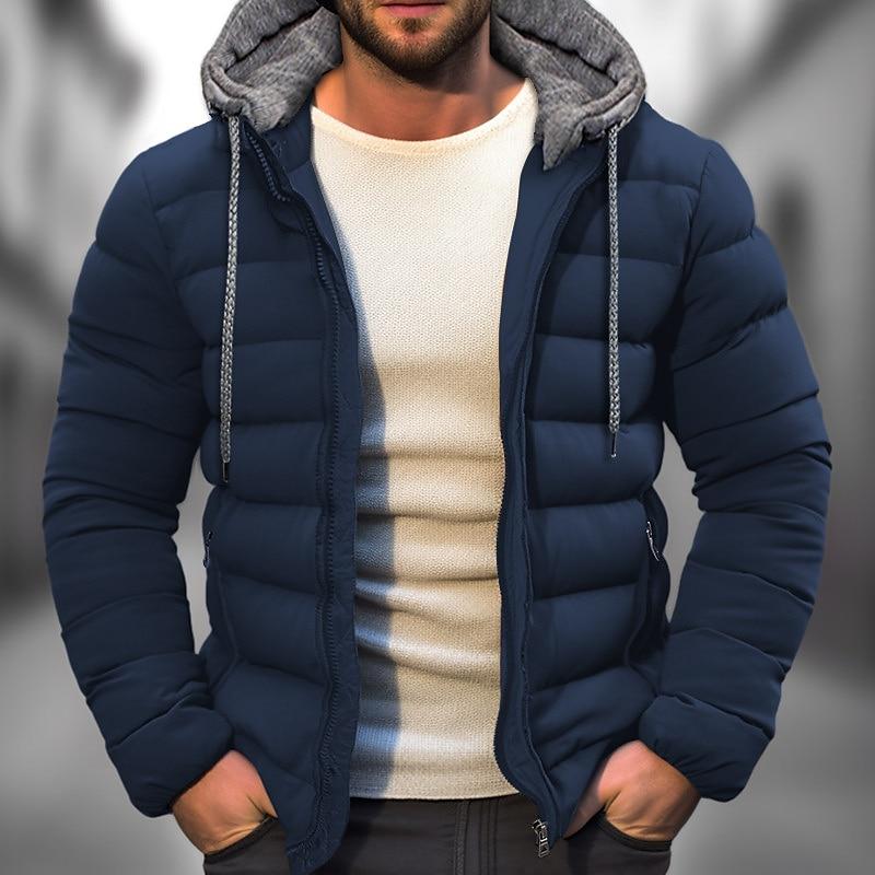 Jaqueta com capuz masculino