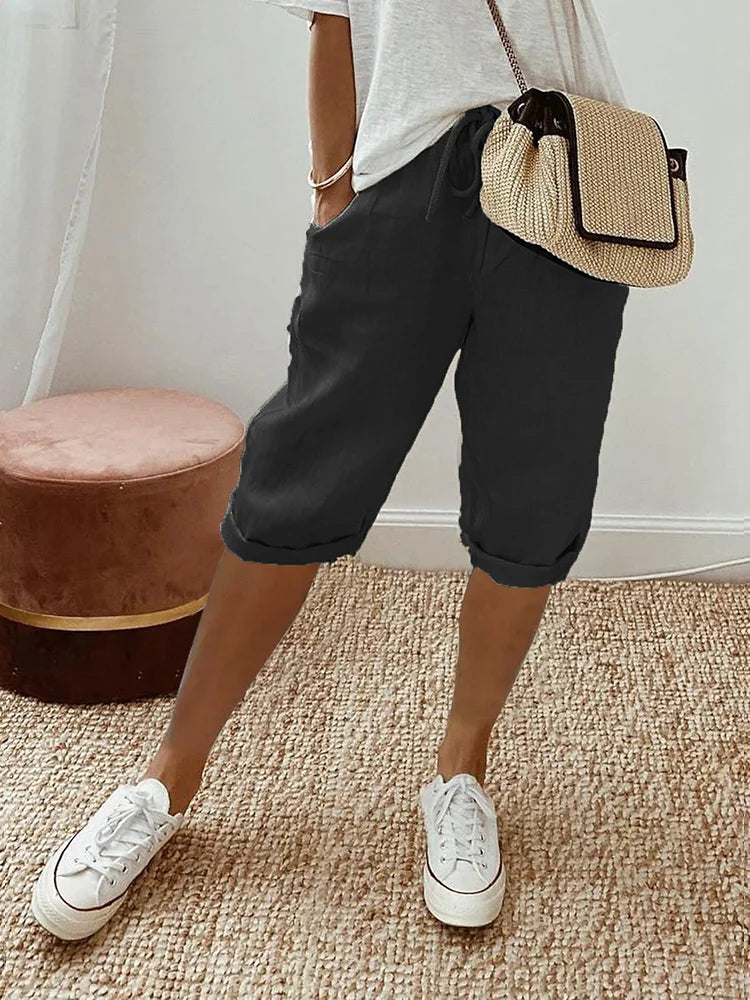 Shorts de verão de algodão leve - Malena