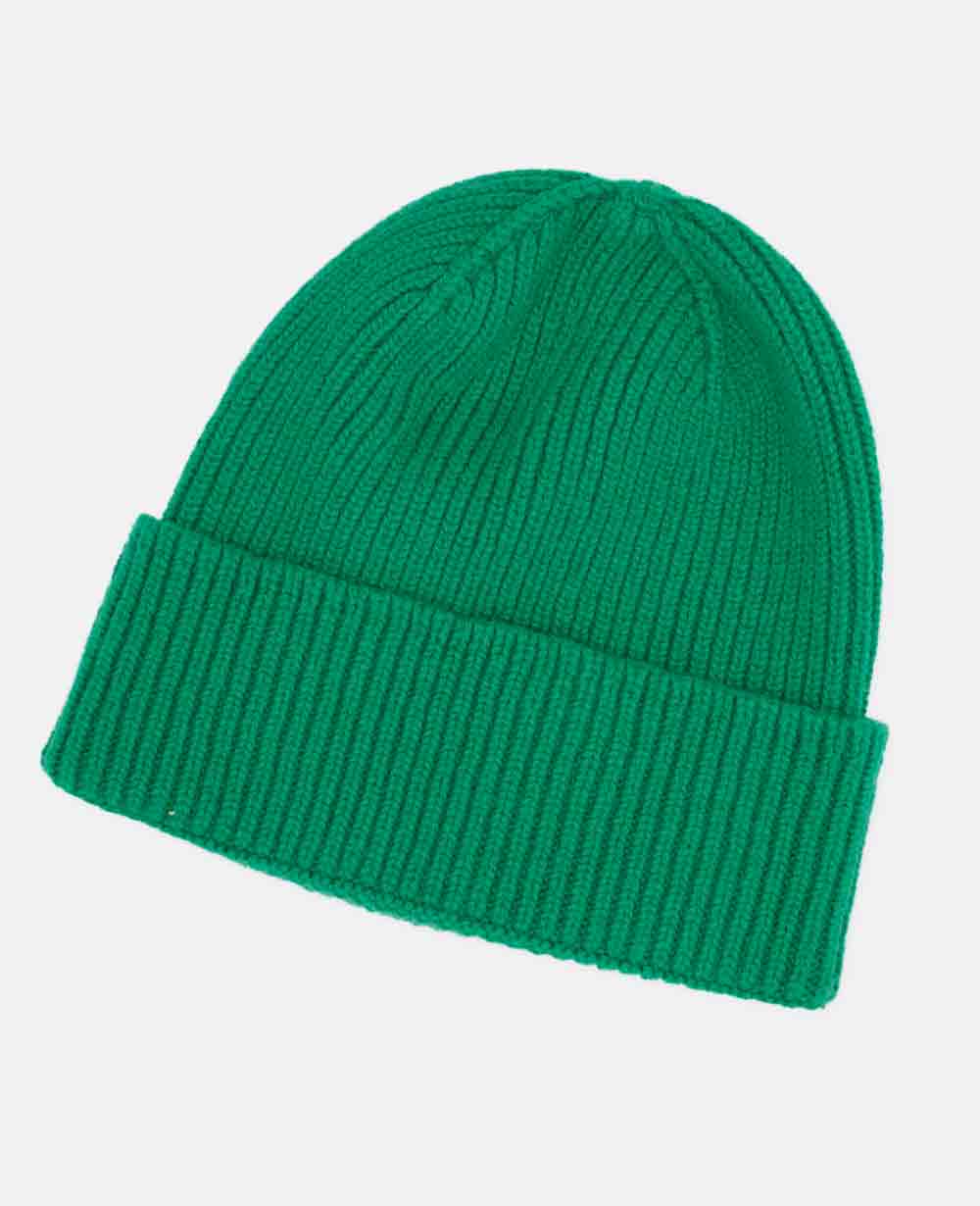 Gorro de cachemira "Lille" esmeralda