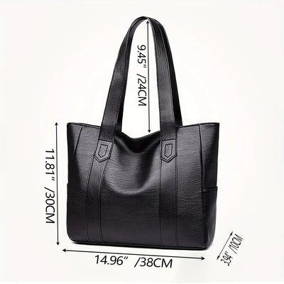 Bolsa clássica de grande capacidade
