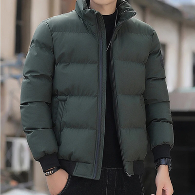 Jaqueta de inverno de algodão masculino