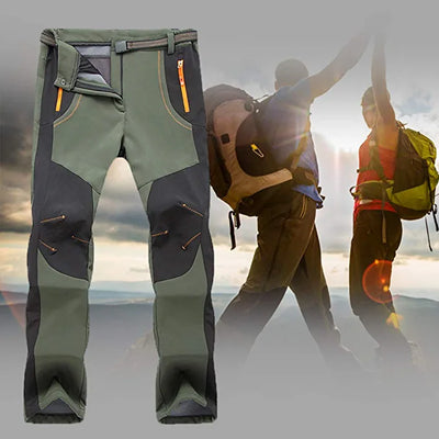 Calças externas à prova d'água masculina