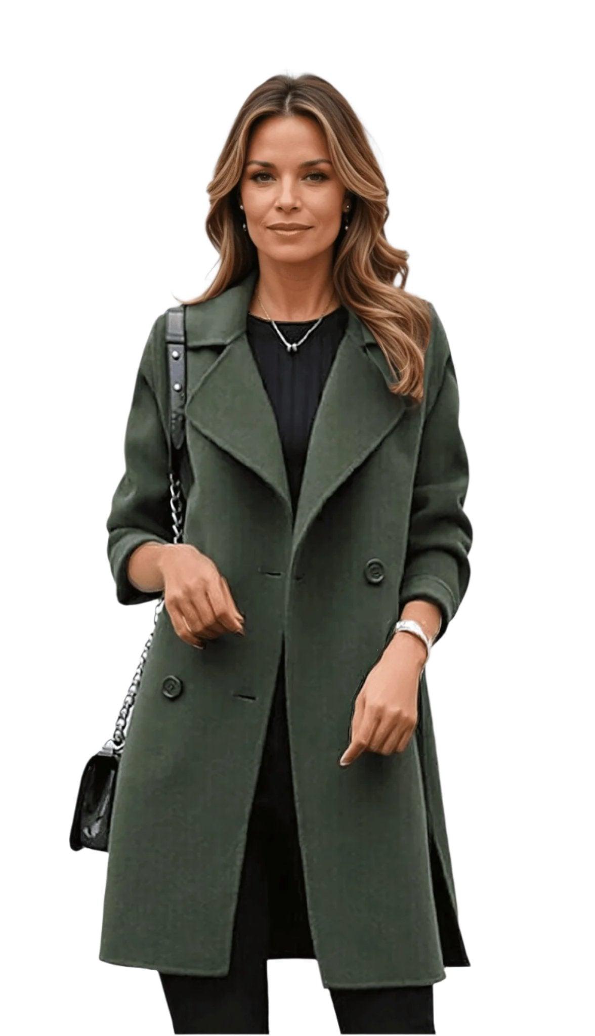 Jeannette | Gabardine élégante emblématique pour un look élégant
