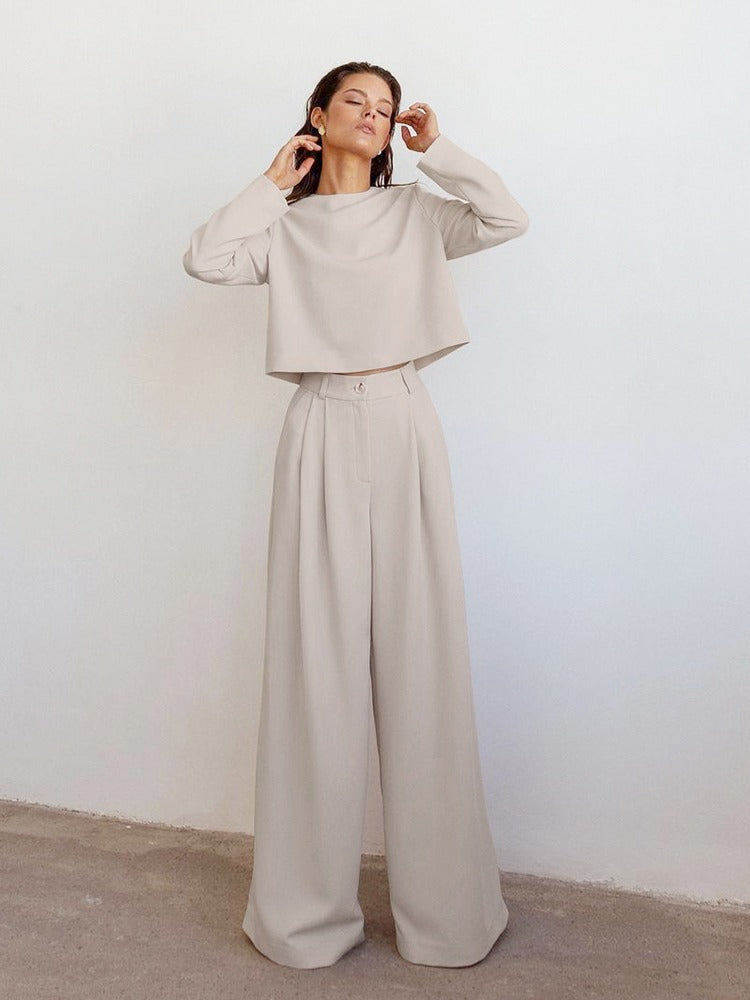 Conjunto elegante de 2 peças para mulheres