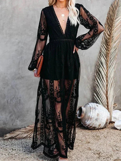 Mabyn - Maxi -cinde Lace Feminina Bohemian
