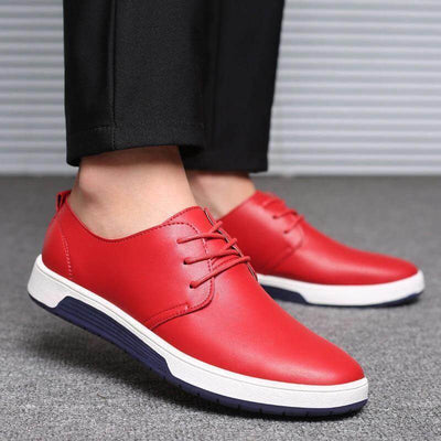 Sapatos casuais de couro oxford