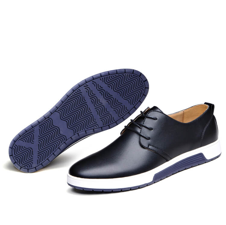 Sapatos casuais de couro oxford