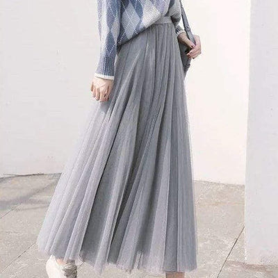 Salia de tule longa