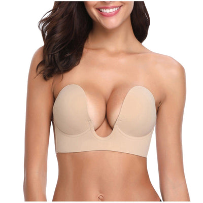 Soutien-gorge push-up autoportant avec sternum abaissé