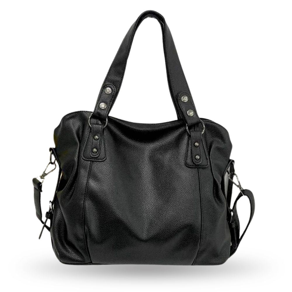 Lunelle - bolsa de couro macia grande
