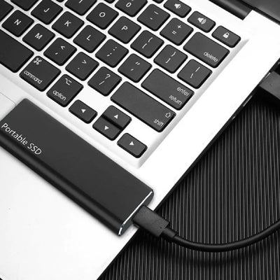 SSD portátil com transferência rápida de dados USB-C