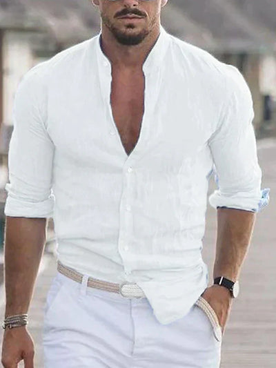 Daniel - a elegante camisa de linho masculina