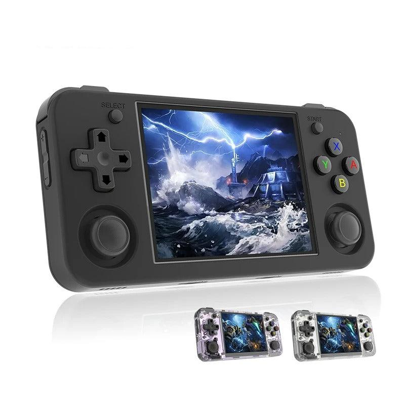 Console de jogos portáteis retro - tela IPS de 3,5 ", sistema operacional Linux