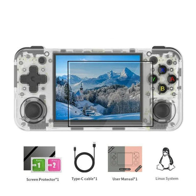 Console de jogos portáteis retro - tela IPS de 3,5 ", sistema operacional Linux