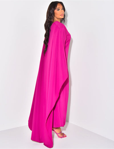 Leorossi - vestido de camada fluida