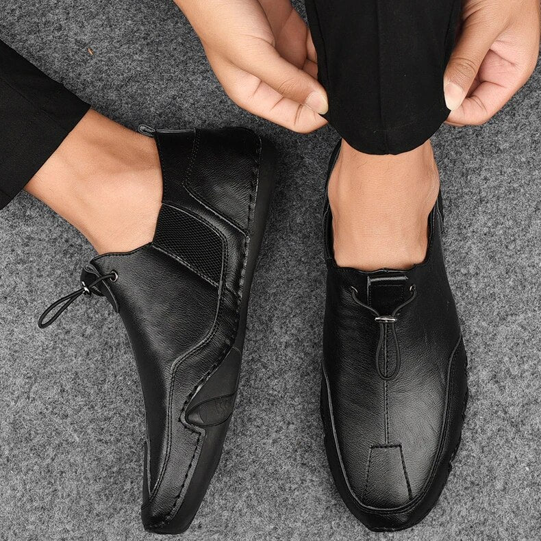 Tommy - mocassins ortopédicos de pele autênticos para homens