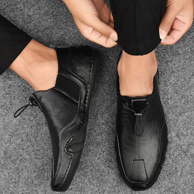 Tommy - mocassins ortopédicos de pele autênticos para homens