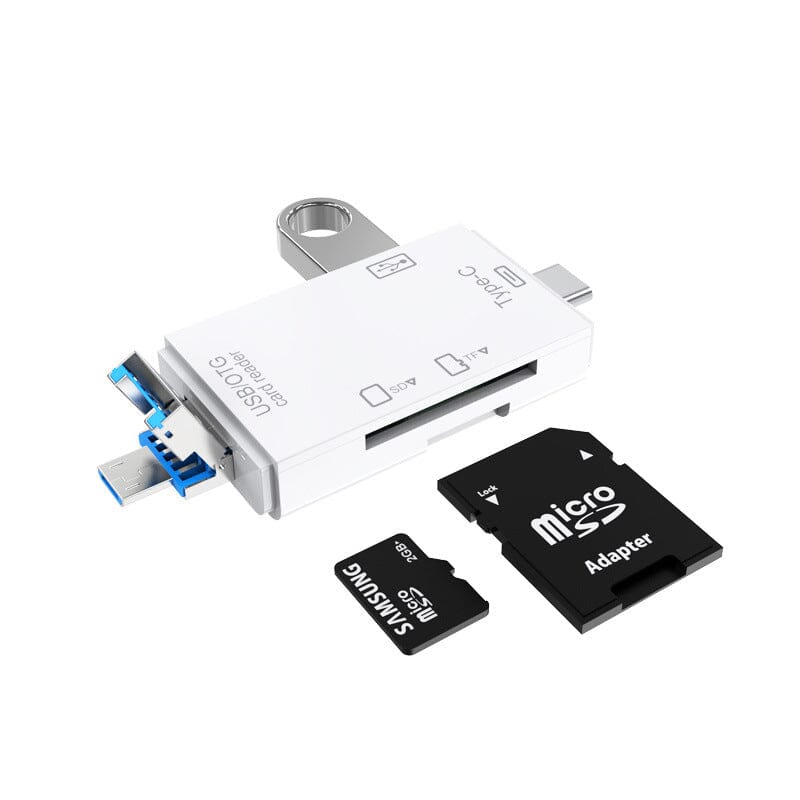Snapbit | Leitor de cartões multifuncionais - transferência rápida de dados para telefones celulares e laptops