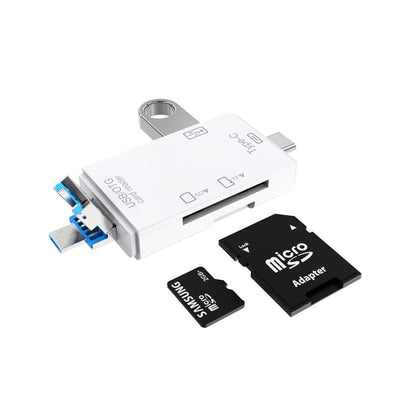 Snapbit | Leitor de cartões multifuncionais - transferência rápida de dados para telefones celulares e laptops