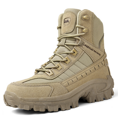 Botas militares à prova d'água e perfuradas para uso ao ar livre