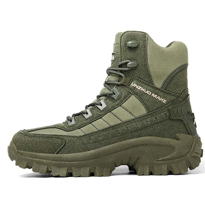 Botas militares à prova d'água e perfuradas para uso ao ar livre