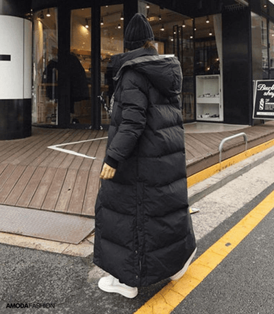 Casaco de Winter Parka de tamanho grande para mulheres