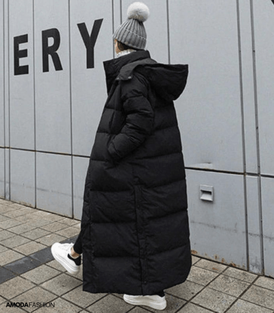 Casaco de Winter Parka de tamanho grande para mulheres