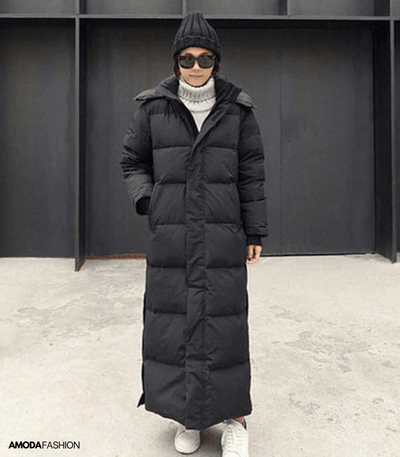 Casaco de Winter Parka de tamanho grande para mulheres