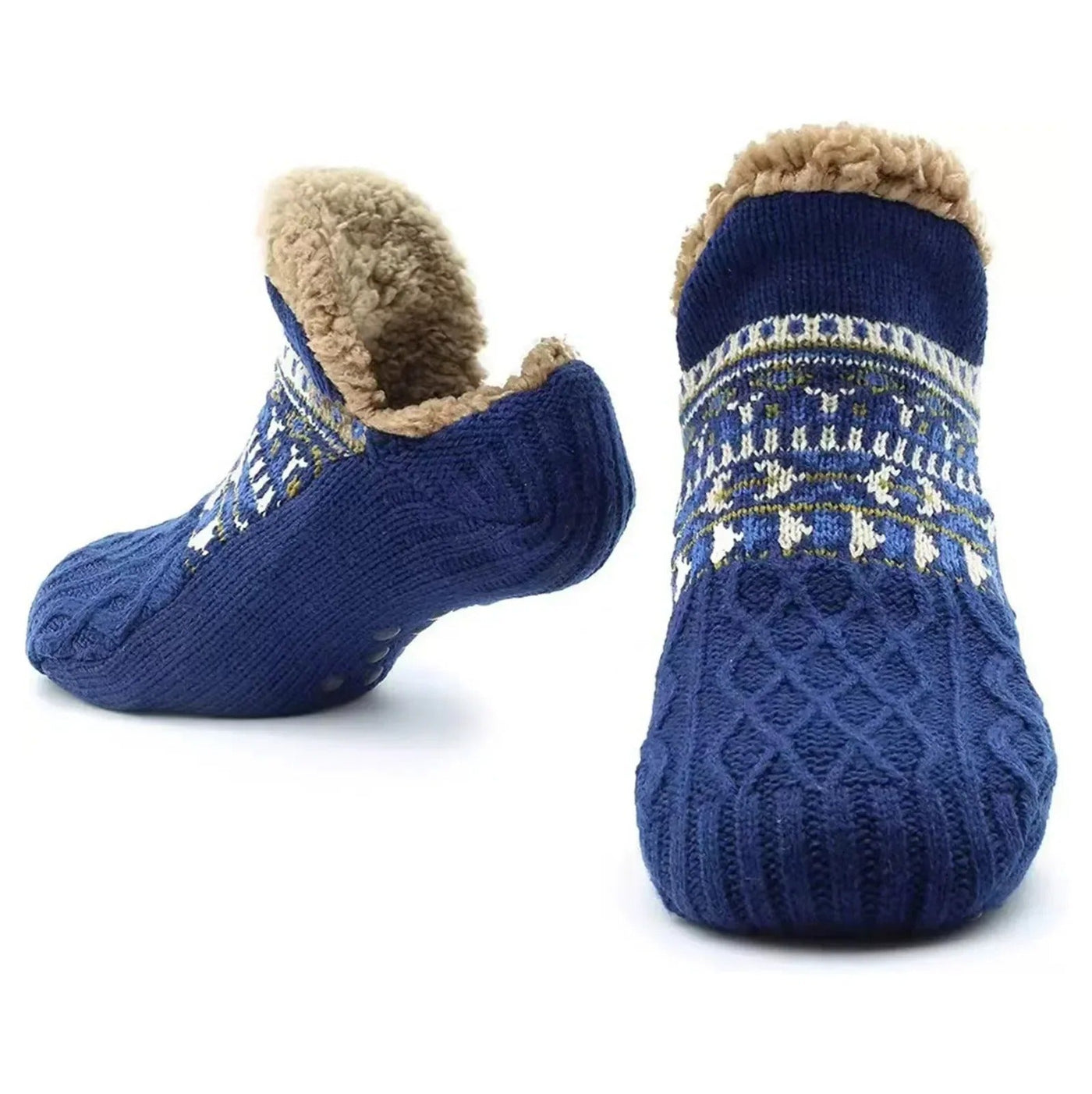 Meias de inverno anti -Slip para interior