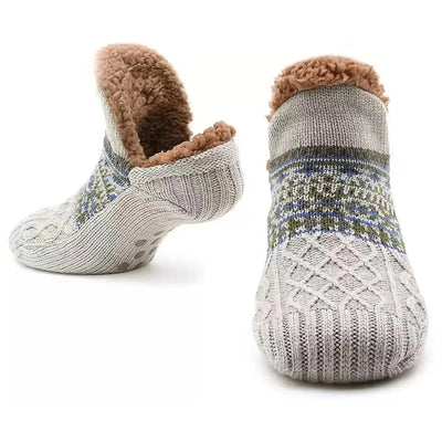 Meias de inverno anti -Slip para interior