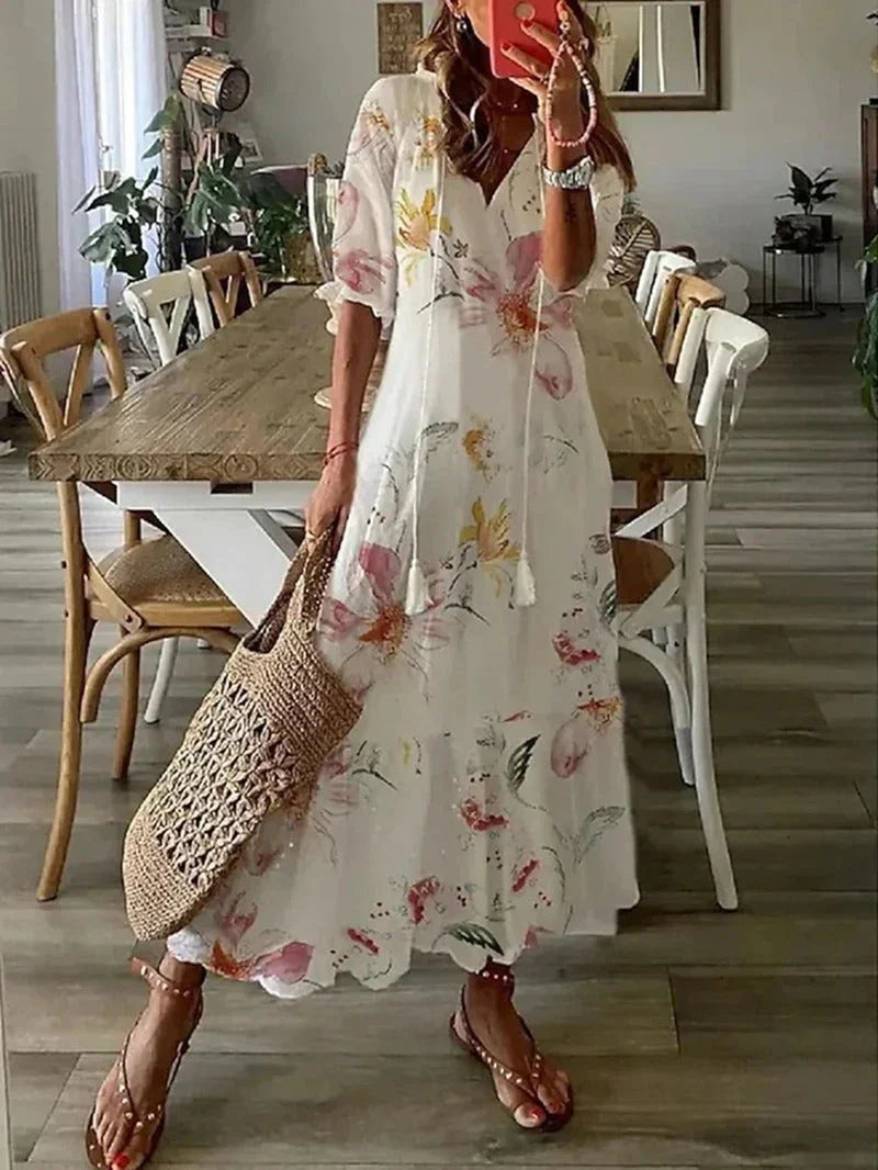 Vestido de mulheres compridas