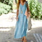 Vestido de algodão e água vintage