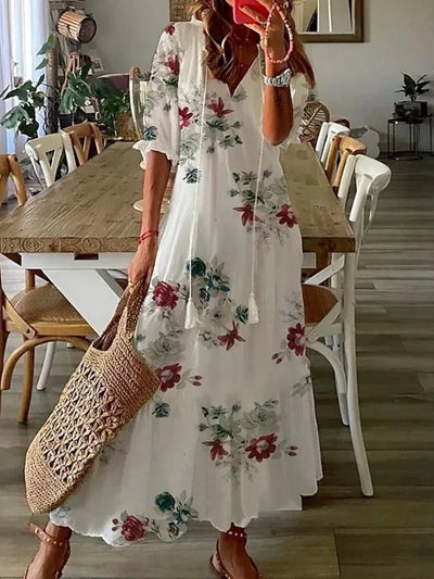 Vestido de mulheres compridas