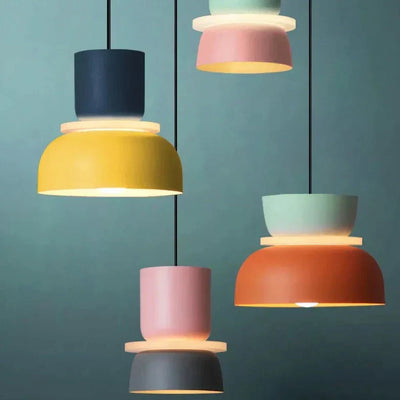 MeloGlow | Lampada a Sospensione Scandinava Pastello - Lampada a Sospensione Moderna per la decorazione della casa