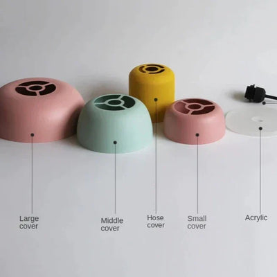 MeloGlow | Lampada a Sospensione Scandinava Pastello - Lampada a Sospensione Moderna per la decorazione della casa